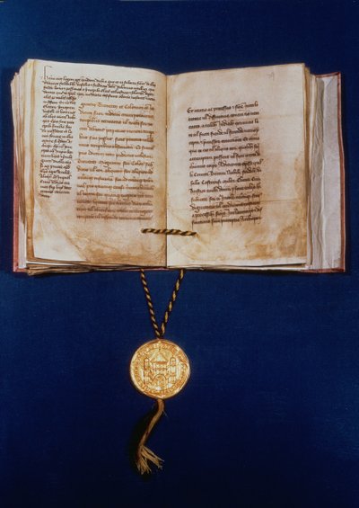 La Bula de Oro de Carlos IV, Emperador del Sacro Imperio Romano, 1400 de German School