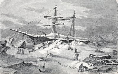 El Hansa en apuros, pub. Londres 1874 de German School
