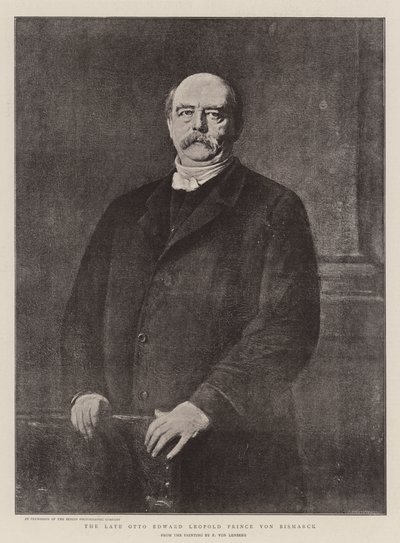 El Difunto Otto Edward Leopold Príncipe von Bismarck de German School