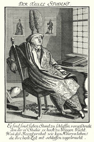 El estudiante perezoso de German School