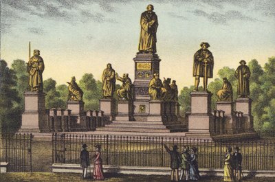El monumento de Lutero en Worms de German School