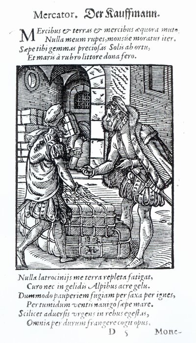 El comerciante, publicado por Hartman Schopper de German School