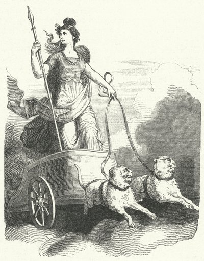 La diosa nórdica Freyja de German School