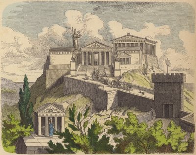 El Partenón en la Acrópolis, Atenas de German School