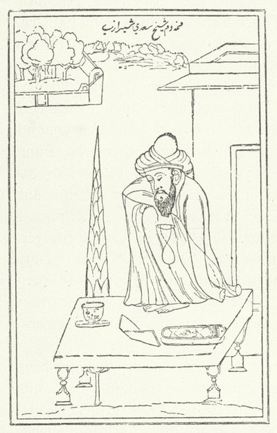 El poeta persa Saadi de German School