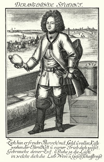 El estudiante prospectivo (grabado) de German School