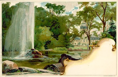 El Schlossgarten y el Palacio de Karlsruhe en Karlsruhe, Alemania de German School