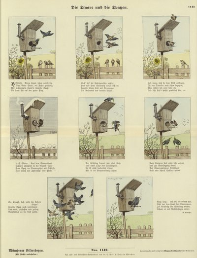 Los estorninos y los gorriones de German School