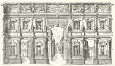 El Teatro Olímpico en Vicenza, norte de Italia de German School