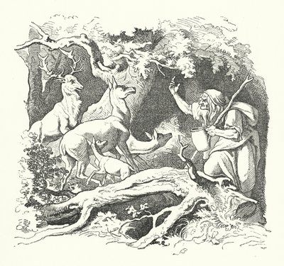 La Bruja y los Hijos del Rey (grabado) de German School
