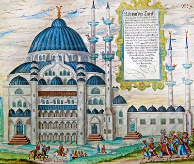 La llamada a la oración en una mezquita en Turquía de German School