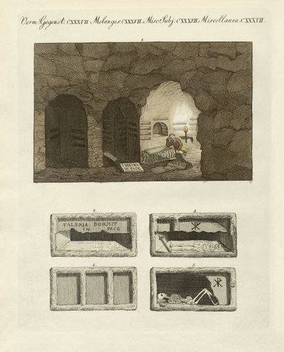 Las catacumbas de los excavadores subterráneos en Roma de German School