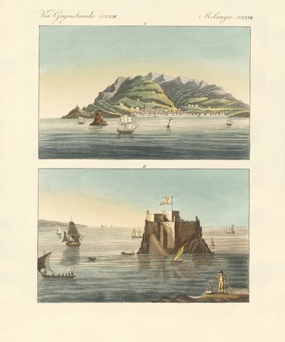 La ciudad de Funchal y el Fuerte Loo de la isla de Madeira de German School