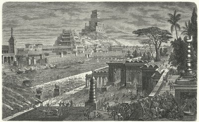 La caída de Babilonia ante los persas, 540 a.C. de German School