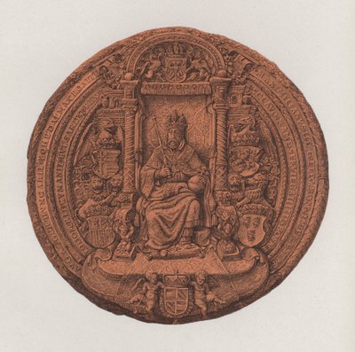 El gran sello del Sacro Emperador Romano Maximiliano II de German School