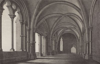 El vestíbulo del Monasterio de Maulbronn, Baden-Wurtemberg, Alemania de German School