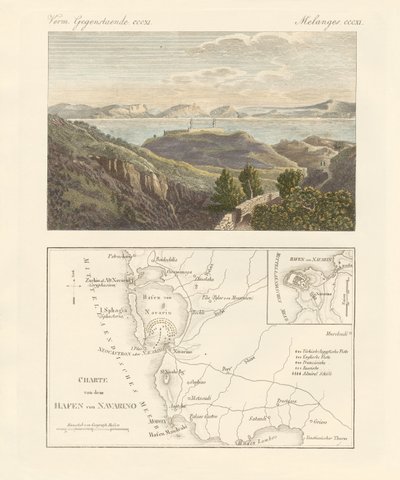 El puerto y la ciudad de Navarino de German School