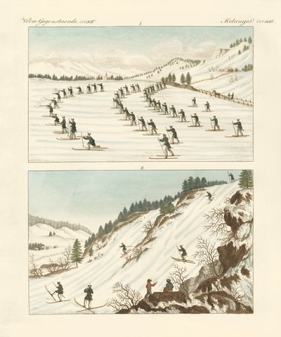 El regimiento de patinadores en Noruega de German School