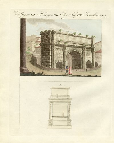 El Arco de Triunfo del Emperador Septimio Severo de German School