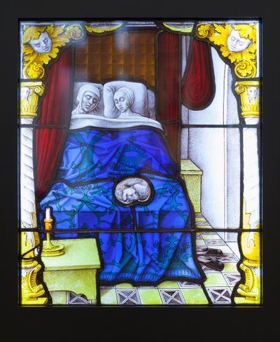 Tobías y Sara, hacia 1520 de German School