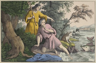 Tobías y el Arcángel Rafael, ilustración de L