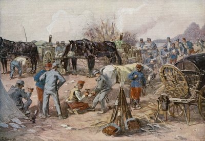 Campo de entrenamiento cerca de Lemberg de German School