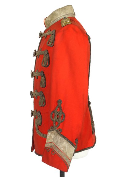 Túnica, SAR El Duque de Connaught, 3º Húsares de Zieten, Ejército Alemán, antes de 1914 de German School