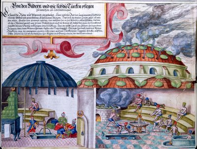Baños Turcos, finales del siglo XVI de German School