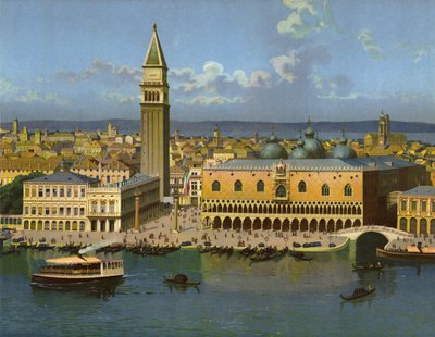 Venecia (cromolito) de German School