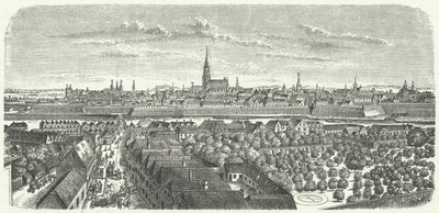 Viena a mediados del siglo XVII (grabado) de German School