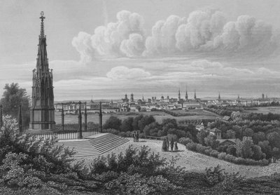 Vista de Berlín desde el Kreuzberg de German School