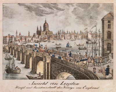 Vista de Londres, de Neuruppiner Bilderbogen, 1830 de German School