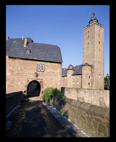 Vista del Castillo de Steinau de German School