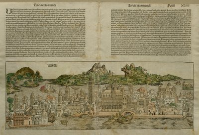 Vista de Venecia, ilustración del Liber Chronicarum por Hartmann Schedel (1440-1514) publicada en Núremberg, 1493 de German School