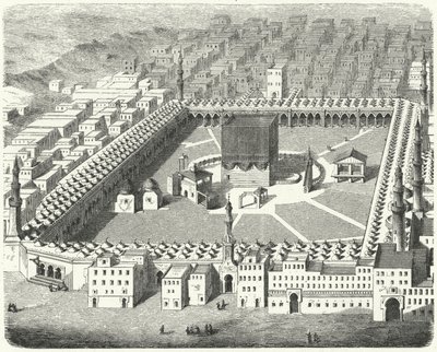 Vista de la Kaaba, La Meca de German School