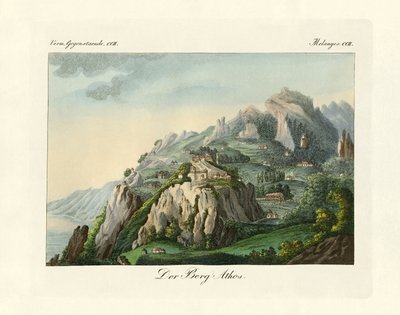 Vista del Monte Athos de German School
