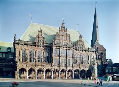 Vista del Ayuntamiento, construido 1405-09 de German School