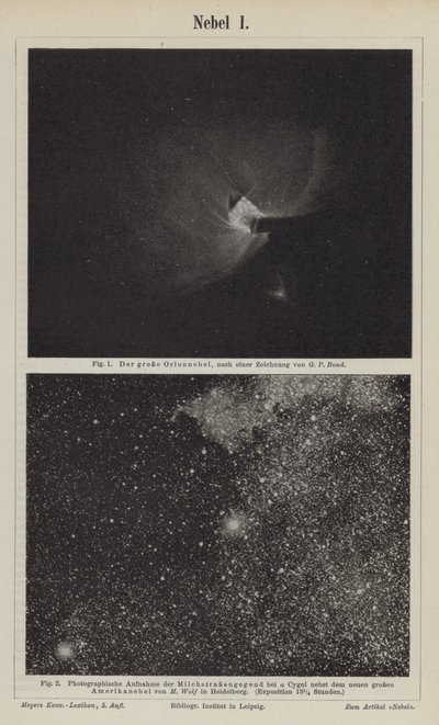 Vistas de la Nebulosa de Orión y la Vía Láctea en el área de Deneb de German School