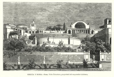 Villa del emperador romano Adriano, Tívoli, Italia de German School