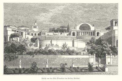 Villa del emperador romano Adriano en Tívoli, Italia de German School