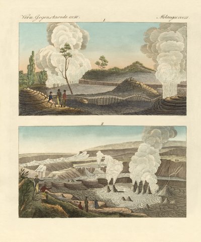 Volcanes en la isla de Hawái de German School