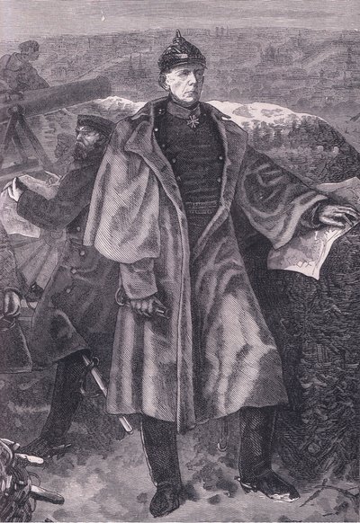 Von Moltke ante París, Historia de la guerra entre Francia y Alemania de Cassell, publicada por Cassell and Company Limited, c.1890 de German School