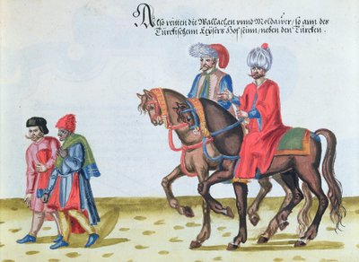 Nobles de Valaquia y Moldavia, finales del siglo XVI de German School