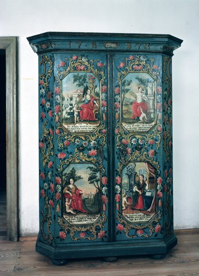 Armario decorado con escenas de las cuatro estaciones, 1778 de German School