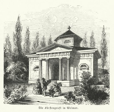 Weimarer Fürstengruft, capilla funeraria de los duques de Saxe-Weimar-Eisenach y lugar de las tumbas de los autores alemanes Johann Wolfgang Goethe y Friedrich Schiller de German School