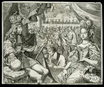 Guillermo III y María II, Rey y Reina de Gran Bretaña e Irlanda de German School