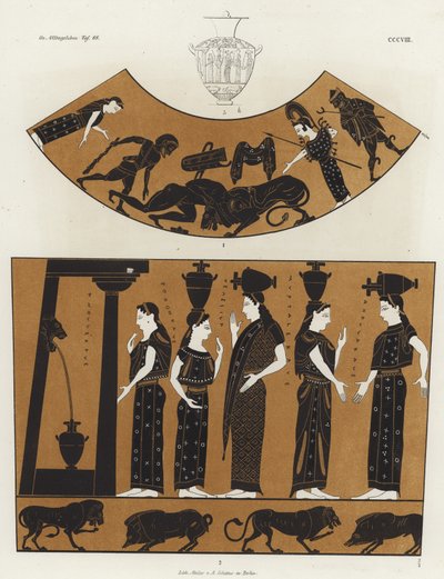 Mujeres llevando hidrias de German School