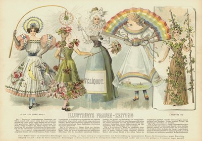 Trajes y modas de mujeres de German School