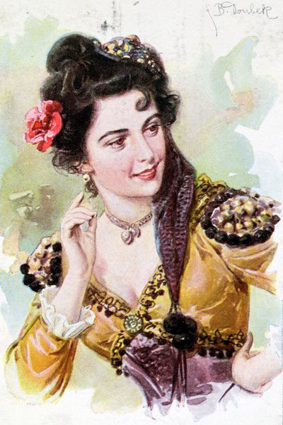 Zerlina de la ópera Don Giovanni de Wolfgang Amadeus Mozart (1756-91), c.1900 de German School