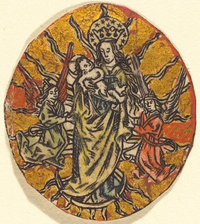 Madonna y Niño de German or Netherlandish 15th Century
